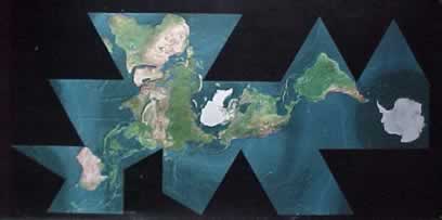 buckminster fuller Dymaxion map